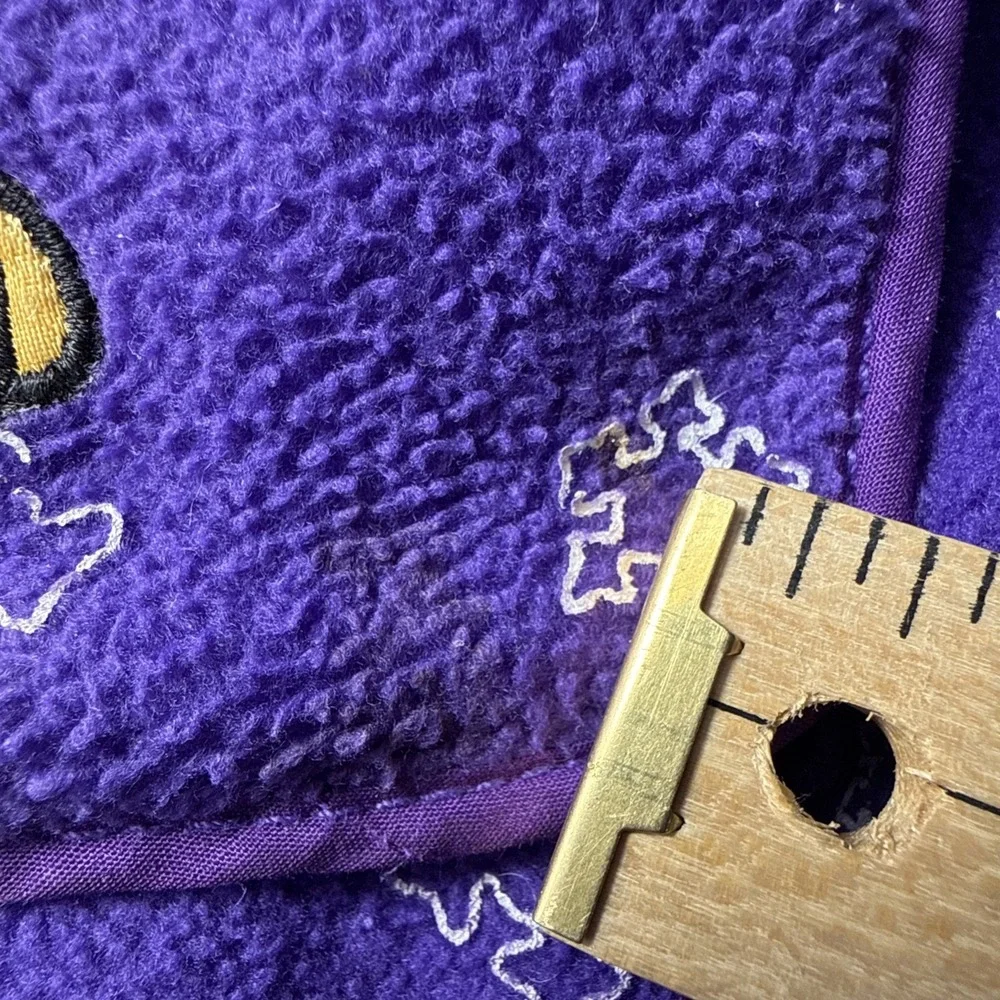 Vintage Disney‎ Winnie the Pooh Bag Kids Purple Fleece Snowflake Crossbody